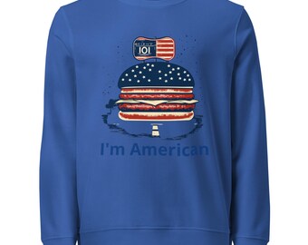 Je suis un sweat-shirt américain