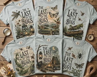 The Last Of The Bugs Shirt, Vintage Firefly Lantern Tee, Funny Lightning Bug Cottagecore Shirt, Insect Lover Gift