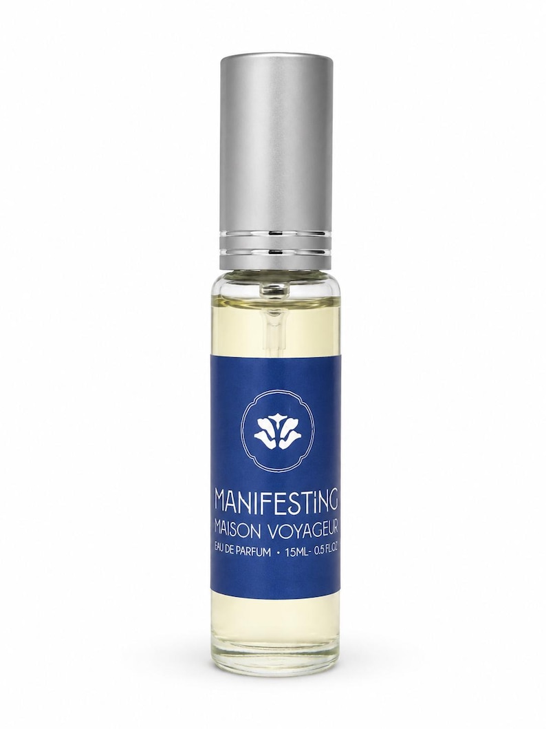 Manifesting Discovery 15ml · Eau de Parfum lime lemon bergamot · unisex travel-size fragrance · Maison Voyageur Madrid