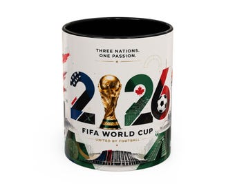 Mok FIFA World Cup 2026, Canada, Mexico, VS | Maple Leaf-stadion voetbaltrofee