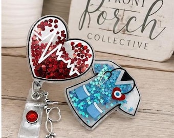 Portabadge Shaker – Cuore e camice intercambiabili