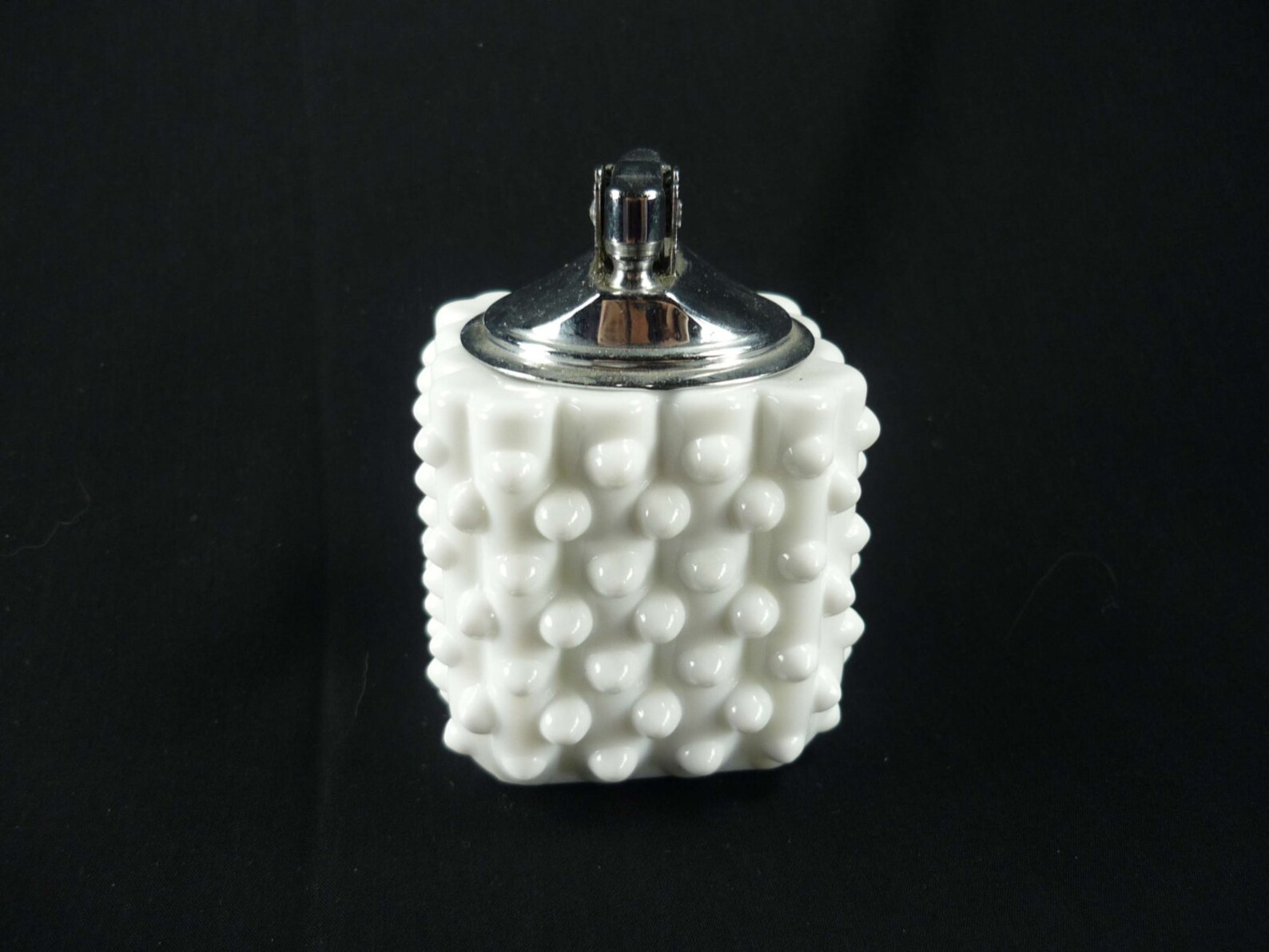 Fenton Hobnail Milk Glass Table Lighter White Vintage Etsy