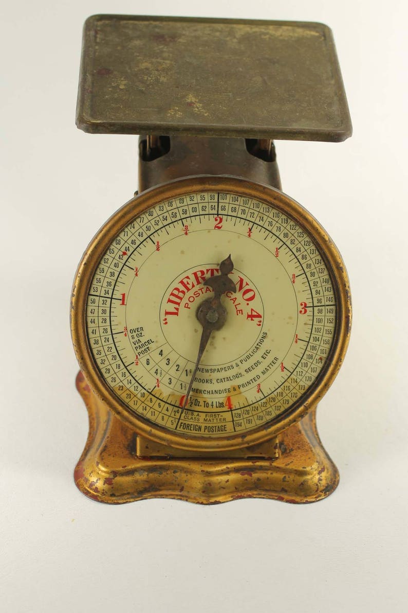 Vintage Triner Liberty No 4 Postal Scale Etsy
