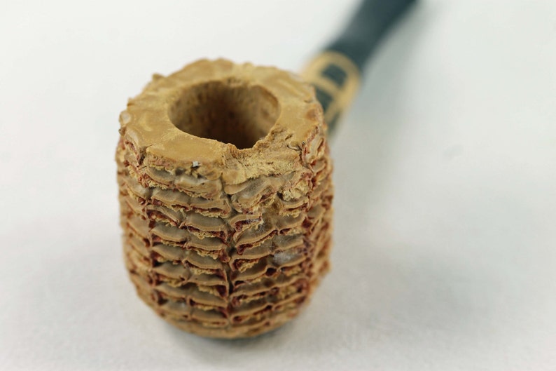Vintage Missouri Meerschaum Corn Cob Pipe with Advertising Ramada Inn at Six Flags
