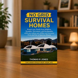Off Grid Living Survival Homes Prepper Book, Homesteading Guide for Self Sufficient Sustainable Living, Survival Skills & Self Reliance