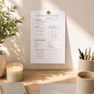 Sistema operativo para madres con TDAH / Planificación semanal, apoyo a las funciones ejecutivas (descarga instantánea)