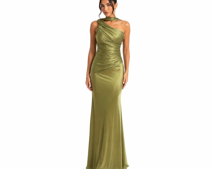 Featured listing image: VS-M13 Women's Elegant, Comfortable, Sexy Sleeveless Floor-Length Formal Wear Dress with Zipper - Everyday Style for Formal