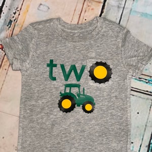 Two year old toddler birthday tee