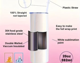 Personalized Stainless Steel Tumbler | Custom Photo, Name, Logo Design