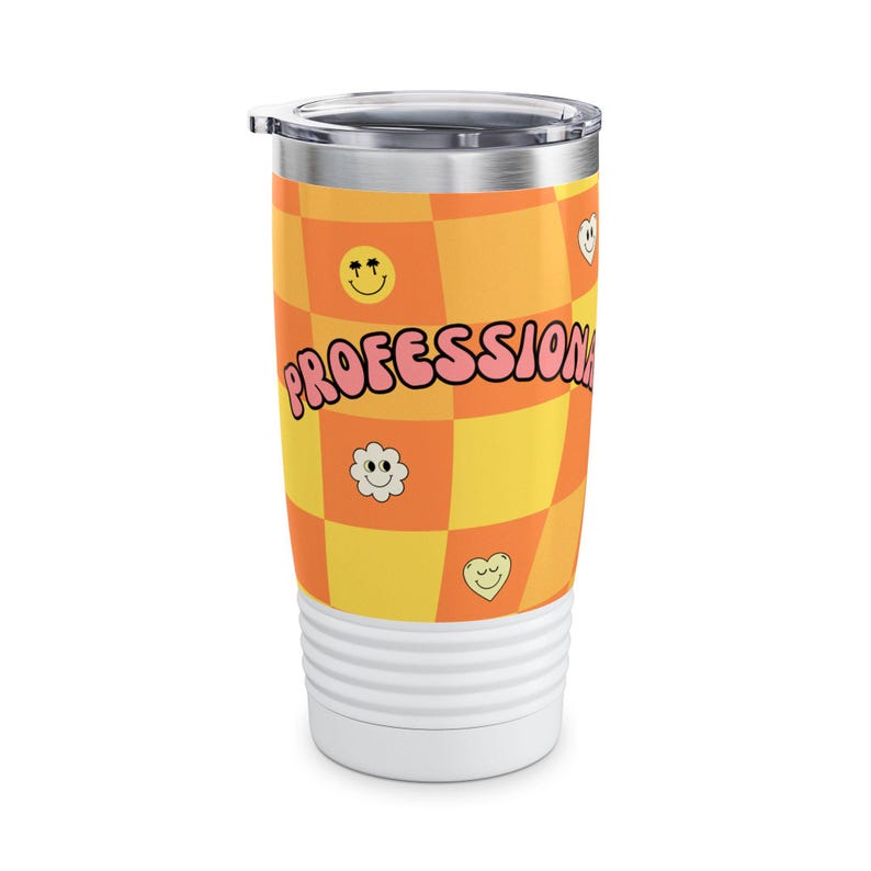 Professional Joy Check Tumbler | 20oz Ringneck Travel Cup image 2