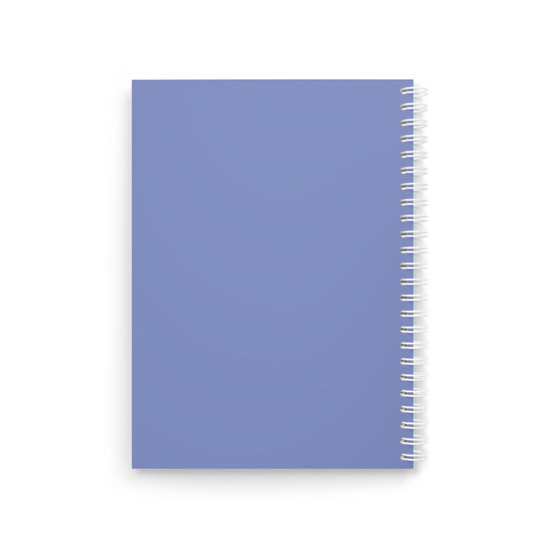 Study Grow Repeat Spiral Notebook | Striped Motivational Journal image 2