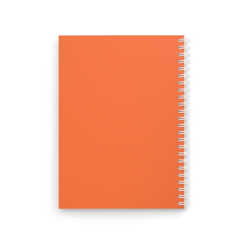 Functional Thinking Spiral Notebook | Retro Floral Patchwork, Colorful School Journal image 2