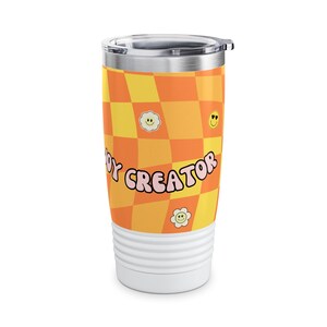 Professional Joy Check Tumbler | 20oz Ringneck Travel Cup image 4