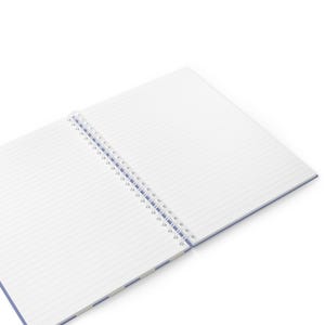 Study Grow Repeat Spiral Notebook | Striped Motivational Journal image 4