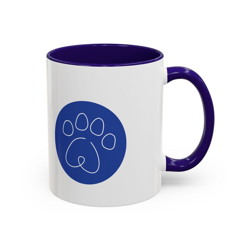 Tasse „Menschen gut behandeln, Hunde verwöhnen“ | Keramik-Kaffeetasse (325 ml, 440 ml) Bild 4
