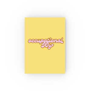 Occupational Joy Journal | Hardback Notebook, Smiley Face Cover image 2