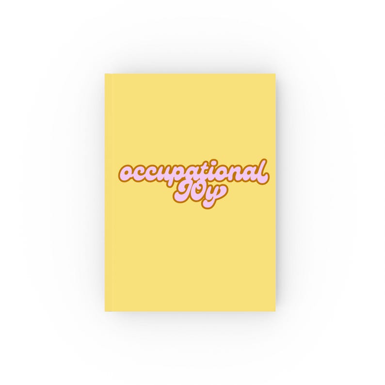 Occupational Joy Journal | Hardback Notebook, Smiley Face Cover image 2