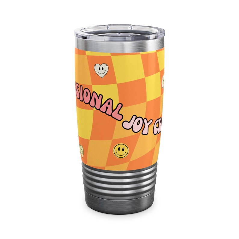 Professional Joy Check Tumbler | 20oz Ringneck Travel Cup image 5