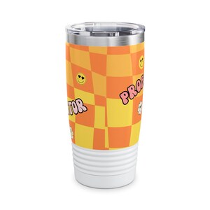 Professional Joy Check Tumbler | 20oz Ringneck Travel Cup image 3