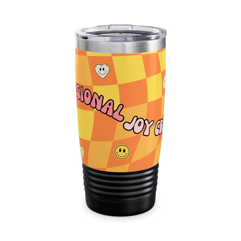 Professional Joy Check Tumbler | 20oz Ringneck Travel Cup image 9