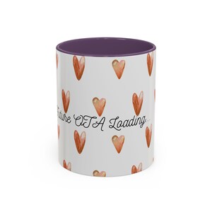 OTA Loading heart pattern Accent Coffee Mug | 11oz 15oz image 11