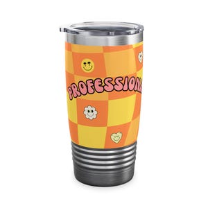 Professional Joy Check Tumbler | 20oz Ringneck Travel Cup image 6