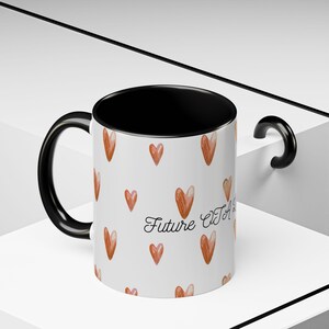 OTA Loading heart pattern Accent Coffee Mug | 11oz 15oz image 1