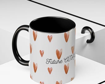 OTA Loading heart pattern Accent Coffee Mug | 11oz 15oz