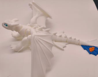 Articulated White Dragon
