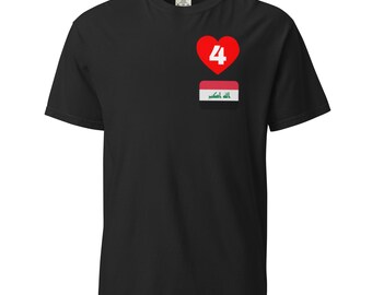 Heart4Iraq World Cup - unisex garment-dyed heavyweight t-shirt