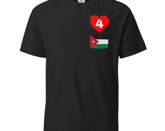 Heart4Jordan World Cup - unisex garment-dyed heavyweight t-shirt