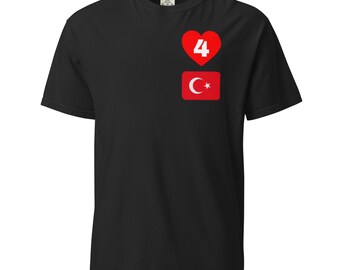 Heart4Türkiye World Cup - unisex garment-dyed heavyweight t-shirt