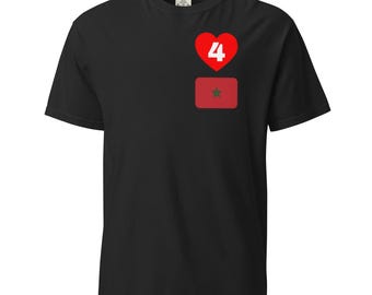 Heart4Morocco World Cup - unisex garment-dyed heavyweight t-shirt