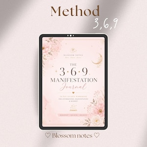 369 Method Manifestation Journal / Quaderno di lavoro guidato di 30 giorni (PDF digitale)