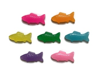 Swedish Fish Magnets + Tin | Fridge Magnets | Kawaii Magnets | Refrigerator Magnet | Fish Magnets | Candy Magnets | Fake Candy Magnets | #D1