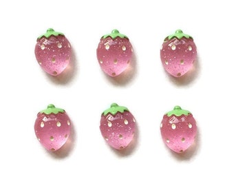 Erdbeer Magnete + Blech | Kühlschrankmagnete | Kawaii Magnete | Kühlschrankmagnete | Beeren Magneten | Erdbeer Dekor | Erdbeere Geschenk | #D2