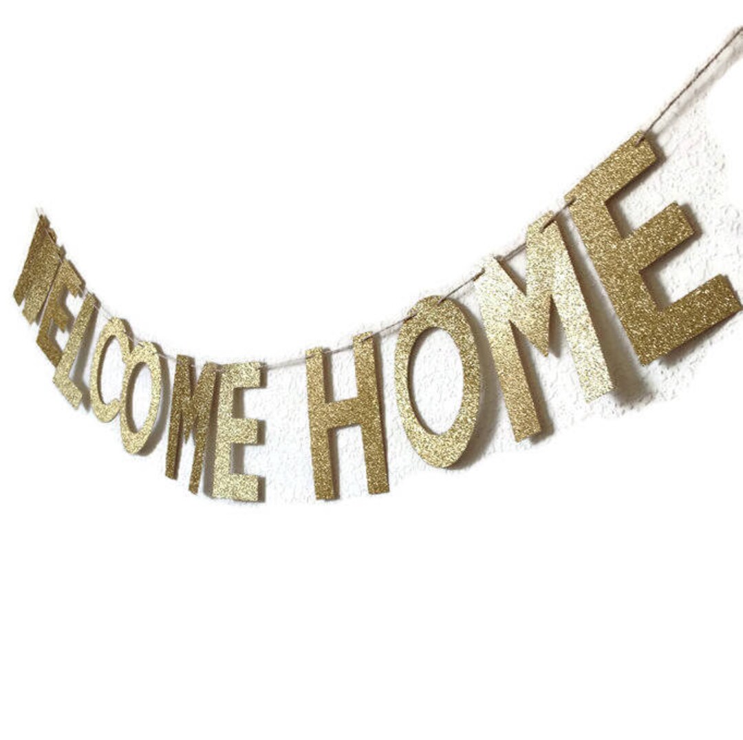 Glitter Home Banner // New Home Banner // Military