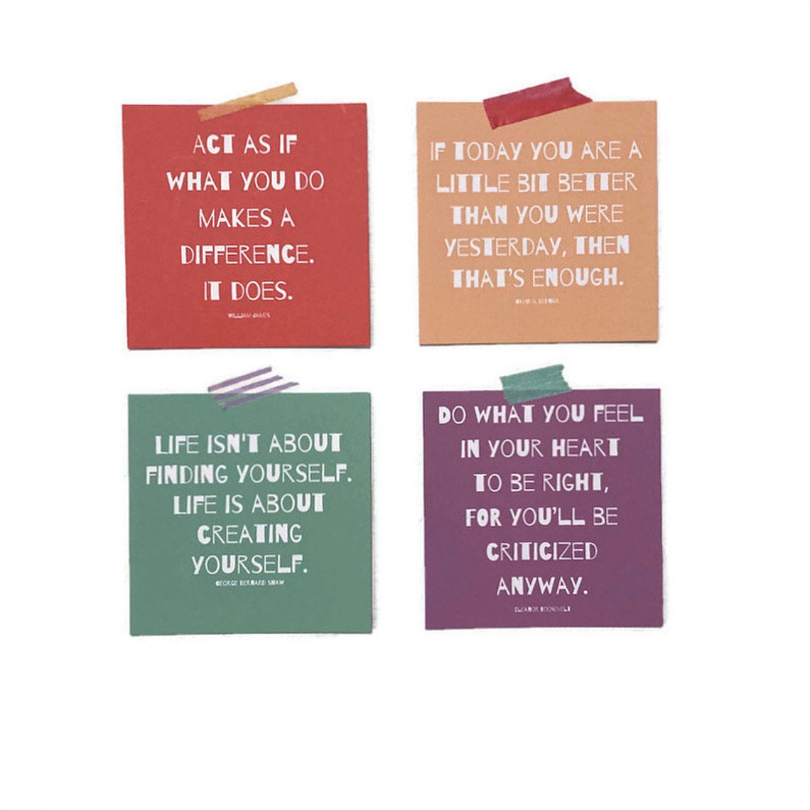 24 Inspirational Quote Cards Quote Cards Inspirational - Etsy