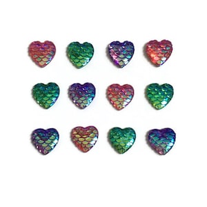 Tin Scale Magnets Mermaid Magnets Fridge Magnets Kawaii Magnets Refrigerator Magnets Resin Magnets Iridescent Magnets