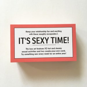 52 Sex Coupons / Kinky Sex Cards / Sex Cards / 52 Sex Ideas / Anniversary Gift / Valentine's Gift / Naughty Gift / Gift for Him / Sexy Gift image 2