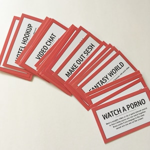 52 Sex Coupons / Kinky Sex Cards / Sex Cards / 52 Sex Ideas / Anniversary Gift / Valentine's Gift / Naughty Gift / Gift for Him / Sexy Gift image 3