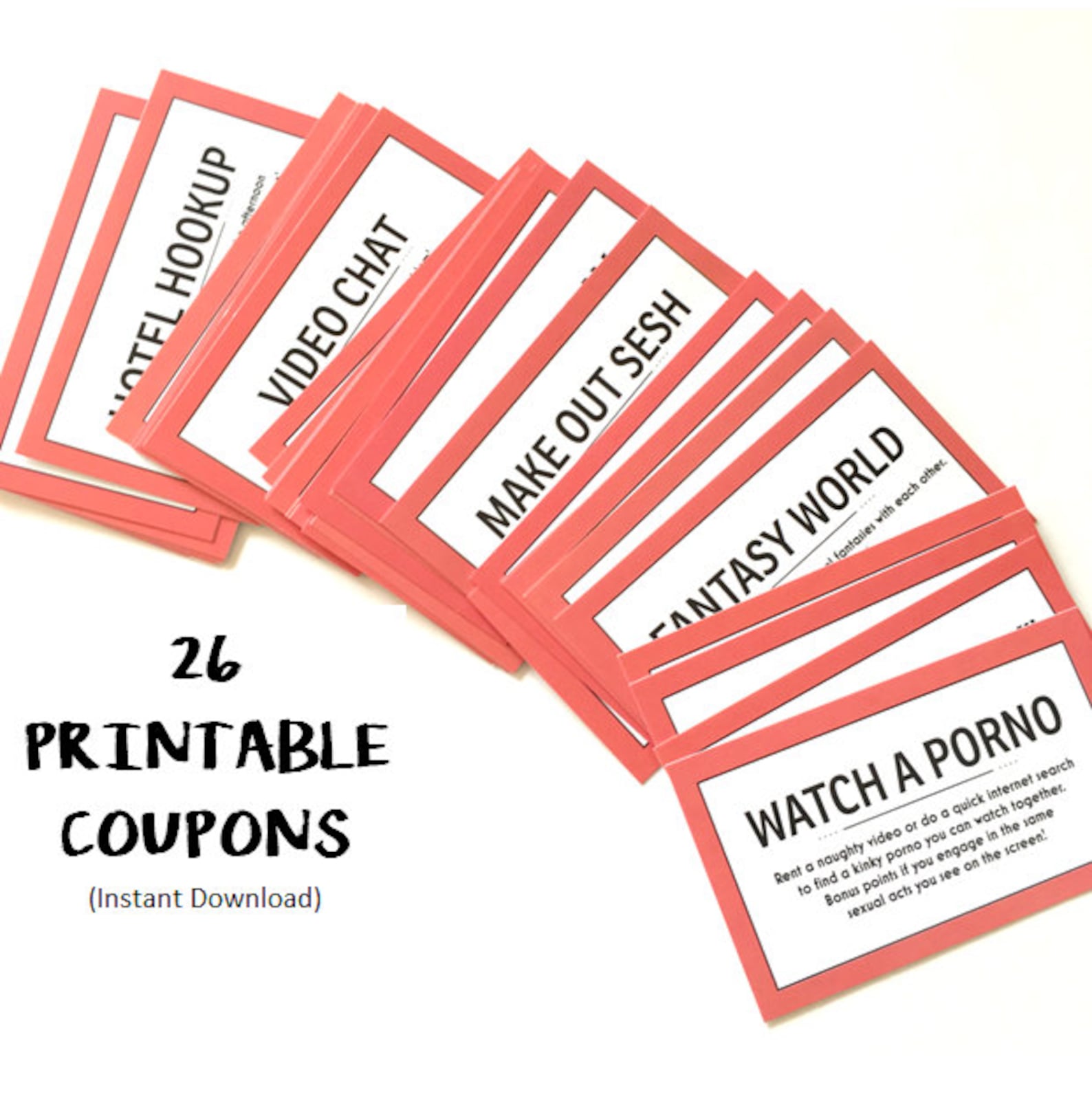 Printable sex coupon