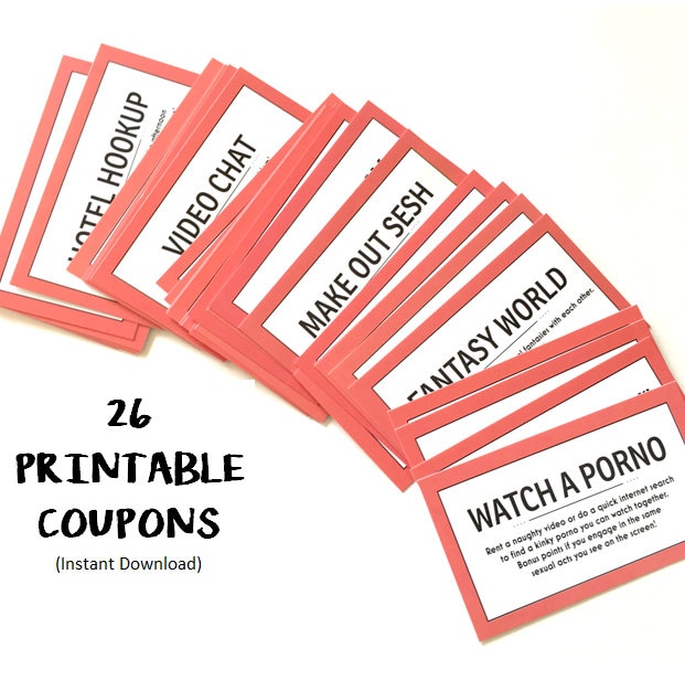 26 Printable Sex Coupons Naughty Sex Coupons Kinky