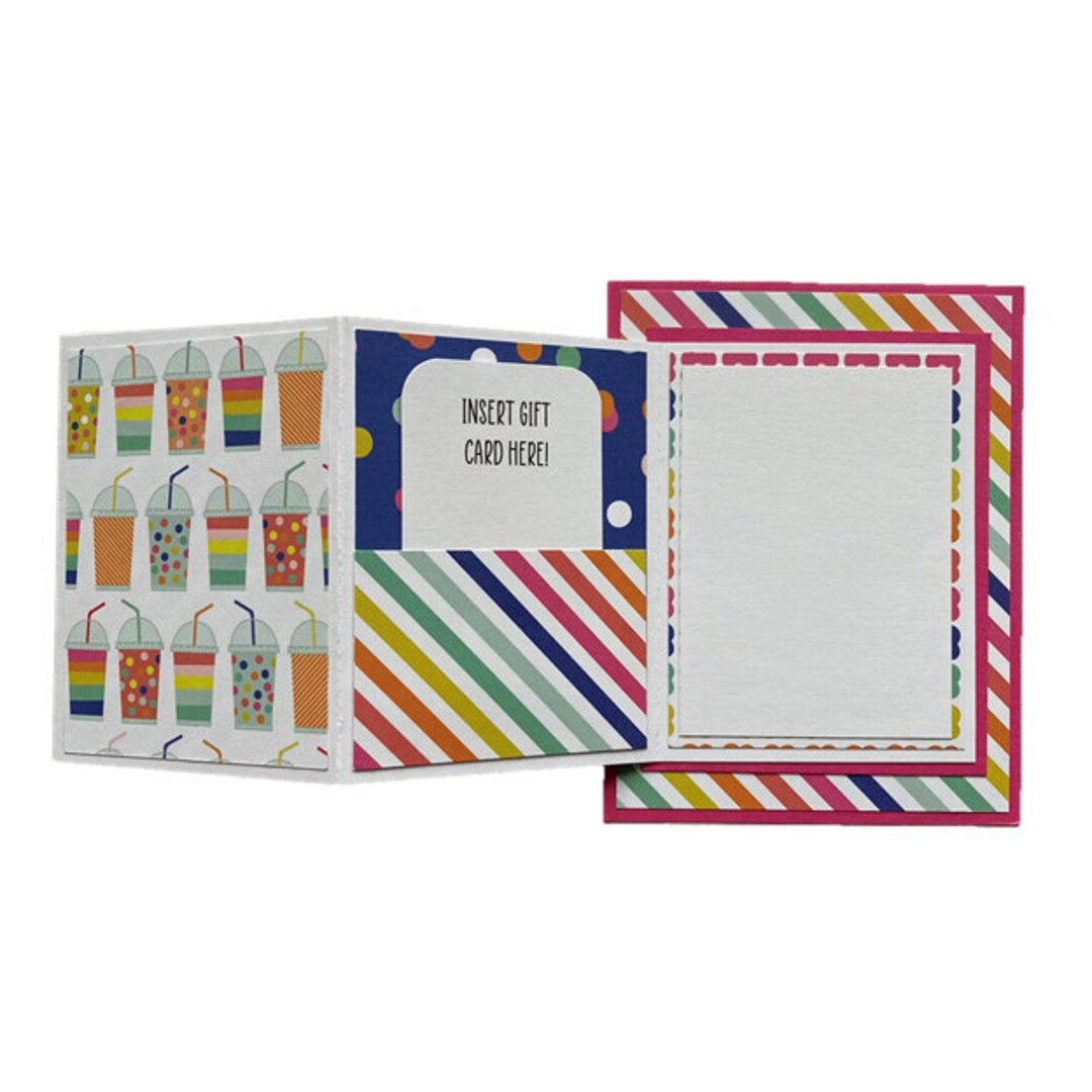 Gift Card Holder Accordion Gift Card Holder Coffee Lover Etsy