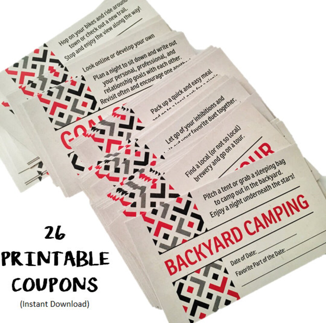 26 PRINTABLE Date Cards // Date Ideas // Date Night Ideas / Date Cards