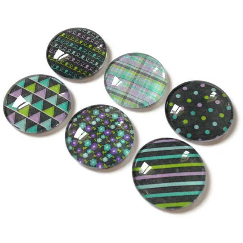 Decorative Tin / Fridge / Glass / Etsy