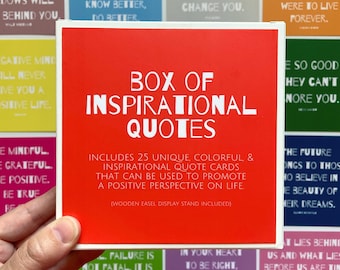25 Inspirational Quote Cards | Quote Cards | Inspirational Prints | Affirmation Quotes | Desk Cards | Motivational Quote Cards | Positivity
