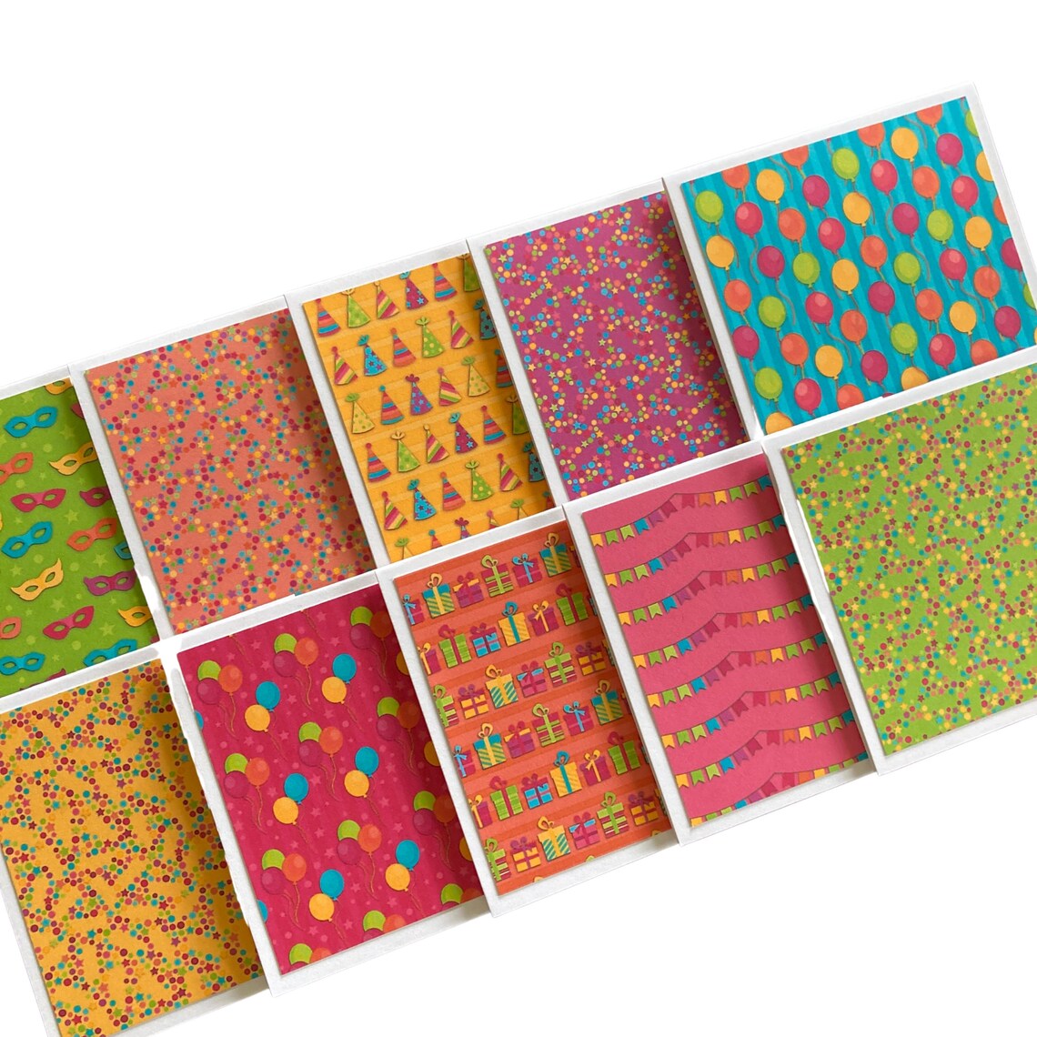 10 Mini Birthday Cards 3x3 Mini Note Cards Mini Notecards - Etsy