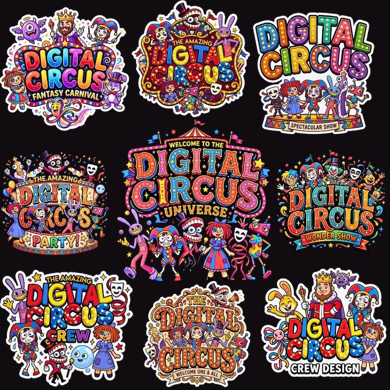 Digital circus png - Etsy México
