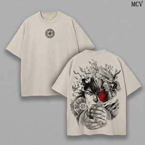 Zuko Avatar Den siste luftbändaren Anime Dubbeltryckt Vintagetvättad T-shirt Unisex Oversize T-shirt i kraftig bomull för Anime-fans och kärlek